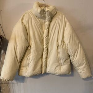 ZARA WOMAN WATER-REPELLENT QUILTED JACKET OLIVE GREEN SIZE XL  M26